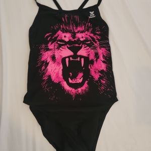 TYR Black and Pink Lion Suit